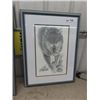 Image 1 : Framed Wolf Print - Signed in Last Picture , 32/ 50 Limited Edition