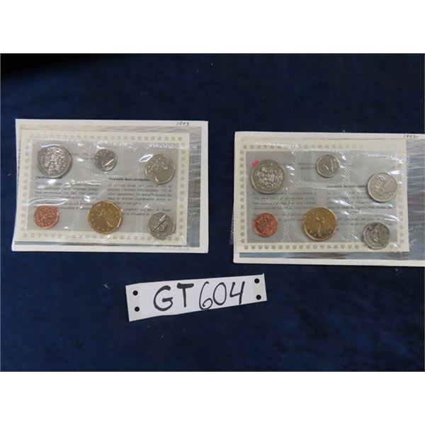 1992, 1993 Uncirculated Coin Sets