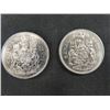 Image 2 : (19) Canada 50 Cent Coins 1971 and Up