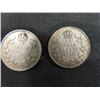 Image 2 : (7) Canada 10 Cent Silver Coins
