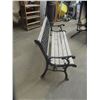Image 2 : Cast End + Wood Yard Bench 48" Wide