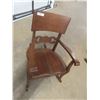 Image 3 : Vintage Oak Rocking Chair