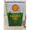 Image 2 : Shell 4 L Camper Fluid Tin, Esso Iosol Fuel 32 oz Tin, Sur-go 