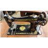 Image 3 : Antique Singer Sewing Machine with Cabinet- Folded 