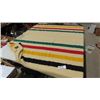 Image 1 : Eaton's Trapper Point 4 Point Wool Blanket - Multi Color