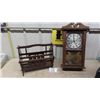 Image 1 : Modern Pendulum Wall Clock 5" x 11" x 25" , Small