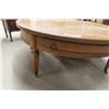 Image 2 : Large Round Coffee Table/ End Table 15" x 40" 