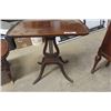 Image 2 : 3 Wooden Tables with Duncan Phyfe Legs - Matching ; 