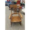 Image 1 : Oak? Rocking Chair - Great For Porch