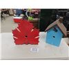 Image 1 : 2 Home Made Bird Houses