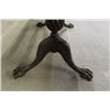 Image 3 : Chippendale Style Glass Top Table 18" x 18" x 35" 