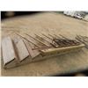 Image 1 : 11 Step Wooden Stairs, Set of 5 Step Metal Stair Risers, Railing