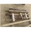 Image 2 : Treated Wood Posts Square + Round - some wire fence to 1 set