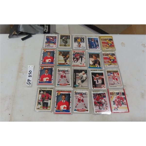 20 Rookie Hockey Cards