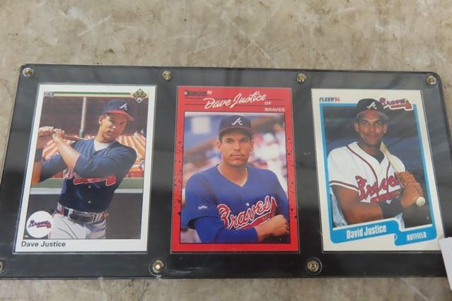Carte de recrue dédicacée par David Justice avec certificat - France Carte de recrue dédicacée par David Justice avec certificat - France