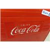 Image 2 : Coca Cola Metal Picnic Cooler with Top Insert Tray