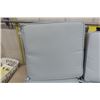 Image 2 : 6 Light Blue Patio Furniture Cushions 19''x19''