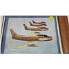 Image 2 : 2 Pictures in Frames - Planes 8"10" & 13"x11"