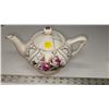 Image 4 : Porcelain Teapot - Musical, some small cracks - works & Rita MacNeil Teapot - Made in Japan and Germ