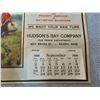 Image 3 : Hudson's Bay Company 1928 Calendar see photos