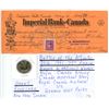 Image 1 : Imperial Bank of Canada Cheque Receipt and 2016 Battle of the Atlantic Toonie