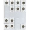 Image 2 : 5 pages of USA 25 cent coins, various years - 1965-2012