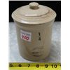 Image 1 : 1/4 Gallon Medalta crock with lid - Very good condition