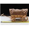 Image 2 : Wooden Covered Wagon - "Makes an Ideal Lamp" - Electrical parts not included