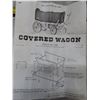 Image 7 : Wooden Covered Wagon - "Makes an Ideal Lamp" - Electrical parts not included