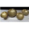 Image 1 : 4 Brass fruit/candy bowls - with engraved designs