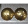 Image 3 : 4 Brass fruit/candy bowls - with engraved designs