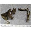 Image 5 : Brass casted bell and anchor + Brass note holder - both are wall hanging