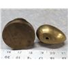 Image 3 : Solid brass egg and solid brass candle holder or mortar?