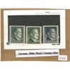 Image 1 : German Hitler Head 3 Stamps Mint