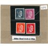 Image 1 : Hitler Head 4, 6, 8, 12 Mint