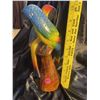 Image 2 : Vintage, hand carved and painted, wood parrots