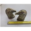 Image 2 : brass eagle book ends