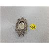 Image 2 : very old small ornate picture frame w/ leather bag