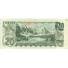 Image 2 : 1969 Canada $20.00 Twenty Dollars Uncirculated
