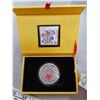 Image 2 : 2014 100 Blessings of Good Fortune Proof 50 Cents. Includes Chinese Stamp. One of only 14,888 minted