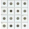 Image 2 : Lot of 16 Canadian Silver 10 Cents. Includes 1899 Small 99, 1907, 1909, 1910, 1913 Small Leaves, 191