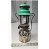 Image 2 : 1940s Coleman, 249 Scout gas lantern, with green lid and nickel base