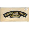 Image 1 : Fort Garry Horse Cloth Shoulder Title.