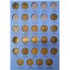 Image 4 : Coin Album of 64 U.S. Lincoln Head Wheat Cents 1909 – 1940S. Housed in a blue Whitman folder.