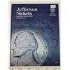 Image 4 : Coin Album of 33 U.S. Jefferson Nickels 1962 – 1983D. Housed in a blue Whitman folder.