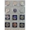 Image 4 : Lot of 12 Canadian Commemorative Silver Dollars. 1974 Winnipeg, 1975 Calgary, 1976 Library of Parlia