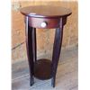 Image 1 : Round Wooden Corner table 14" diameter 28" high
