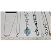 Image 2 : Assorted costume jewelry - necklaces and earrings
