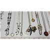 Image 3 : Assorted costume jewelry - necklaces and earrings