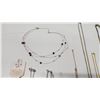 Image 6 : Assorted costume jewelry - necklaces and earrings